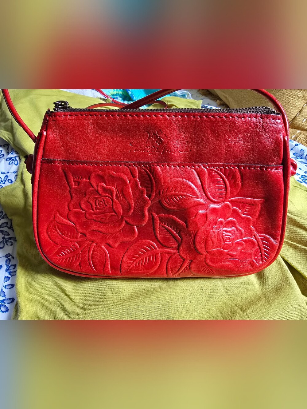 Red Patricia Nash Leather Purse